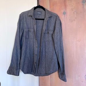 Medium grey shacket.